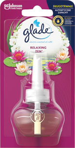 Glade elektrický osviežovač vzduchu Relaxing Zen náhradná náplň 20 ml - Air Wick aroma vaporizér + náplň Calming Rose 20 ml | Teta drogérie eshop