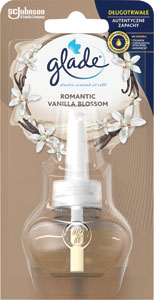 Glade elektrický osviežovač vzduchu Romantic Vanilla Blossom náhradná náplň 20 ml - Teta drogérie eshop