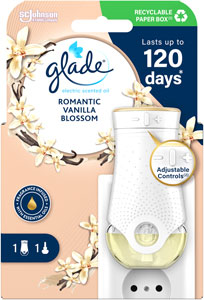 Glade elektrický osviežovač vzduchu Romantic Vanilla Blossom 1+20 ml