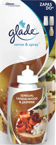 Glade Sense&Spray Sensual Sandalwood&Jasmine náhradná náplň 18 ml