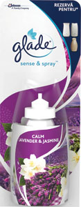 Glade Sense&Spray Calm Lavender&Jamine náhradná náplň 18 ml - Teta drogérie eshop