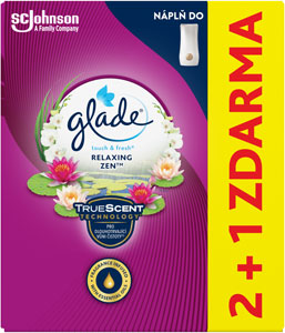 Glade Touch&Fresh náhradná náplň 2+1 Tropical Blossoms 3 x 10 ml