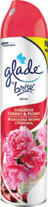 Glade aerosól osviežovač vzduchu Luscious Cherry&Peony 300 ml - Brait osviežovač vzduchu Antitabacco 300 ml | Teta drogérie eshop