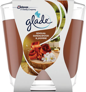 Glade sviečka Decor Sensual Sandalwood&Jasmine 70 g