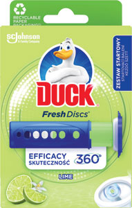 Duck Fresh Discs čistič WC Limetka 36 ml - Bref tuhý WC blok Premium Brilliant Gel Magic Breeze 126 g | Teta drogérie eshop