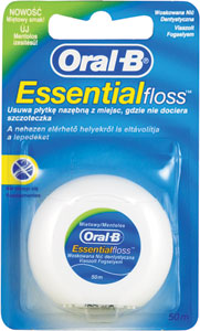 Oral B zubná niť Essential Mint 50 m - Teta drogérie eshop