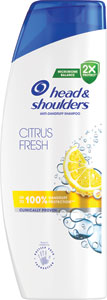 Head & Shoulders šampón Citrus Fresh 400 ml - Green Pharmacy šampón pre mastné vlasy nechtík a rozmarínový olej 350 ml | Teta drogérie eshop