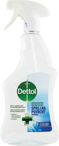 Dettol antibakteriálny sprej na povrchy 500 ml - Frosch Ecological univerzálny čistič malina 1000 ml | Teta drogérie eshop