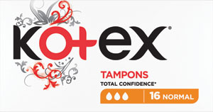 KOTEX tampóny Normal 16 ks