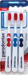 parodontax zubné kefky Extra Soft 3 ks - Oral B manuálna kefka 1-2-3 1 ks | Teta drogérie eshop