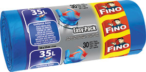 FINO Easy Pack HD vrecia na odpad zaväzovacie 35 l, 30 ks