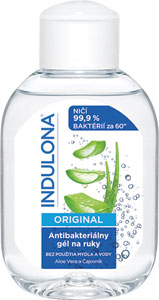 Indulona antibakteriálny gél Original 100 ml  - Fa tekuté mydlo náhradná náplň Hygiene&Fresh Pomaranč 500 ml | Teta drogérie eshop
