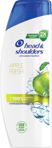 Head & Shoulders šampón Apple Fresh 400 ml - Green Pharmacy šampón pre farbené a melírované vlasy harmanček a ľanový olej 350 ml | Teta drogérie eshop
