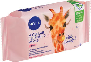 Nivea čistiace pleťové micelárne obrúsky Zebra 25 ks