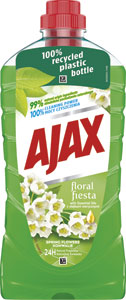 Ajax univerzálny čistiaci prostriedok Floral Fiesta Flower of Spring zelený 1000 ml - Mr. Proper čistiaci sprej Ultra Power Hygiene 750 ml | Teta drogérie eshop