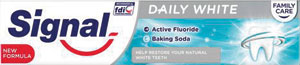 Signal zubná pasta 125 ml Family Daily White - Lacalut aktiv ochrana ďasien & citlivé zuby 75 ml | Teta drogérie eshop