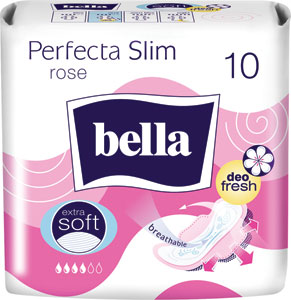 Bella Perfecta Slim hygienické vložky Rose deo 10 ks