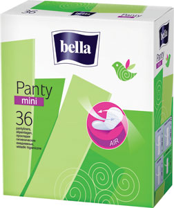 Bella slipové vložky Mini 36 ks - Always inkontinenčná intímka Long 24 ks | Teta drogérie eshop