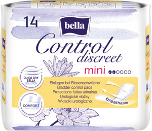 Bella Control urologické vložky Discreet Mini 14 ks