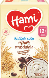 Hami mliečna kaša ryžová stracciatella 225 g