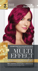 Multi Effect Color farbiaci šampón 004 Malinová červená 35 g