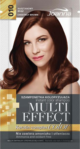 Multi Effect Color farbiaci šampón 010 Gaštanová hnedá 35 g