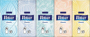 Velvet papierové vreckovky 3-vrstvové 10x10 ks - Teta drogérie eshop