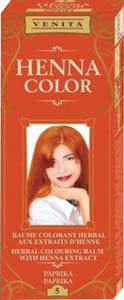 Henna Color bylinná farba na vlasy v tube 05 (paprika) 75 ml