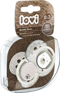 Lovi cumeľ utišujúci dynamický buddy bear A 0-3 m (2 ks) 