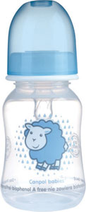 Canpol dojčenská fľaša plast tvarovaná Afrika 3 m+ 120 ml