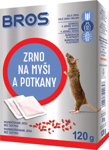 Bros zrno na myši a potkany 120 g