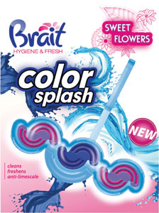 Brait WC blok 2-fázový Splash Sweet Flower 45 g