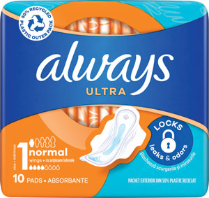 Always Ultra hygienické vložky Normal Plus 10 ks - Naturella Ultra hygienické vložky Normal 40 ks | Teta drogérie eshop