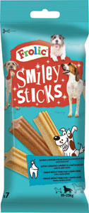 Frolic pochúťka Smiley Sticks 175 g - Adventuros pochúťka pre psov bizón 90 g | Teta drogérie eshop