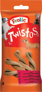Frolic pochúťka Twistos 105 g - Pedigree pochúťka Ranchos hovädzie 70 g | Teta drogérie eshop