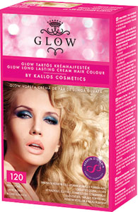 Kallos GLOW farba na vlasy 120 žiarivá blond 40 ml