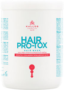 Kallos KJMN maska na vlasy s keratínom kolagénom a kyselinou hyalurónovou Hair Pro-Tox 1000 ml