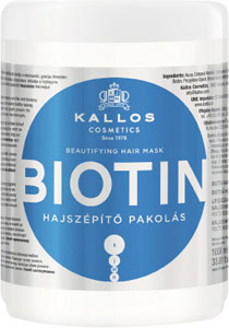 Kallos KJMN skrášľujúca maska na vlasy Biotín 1000 ml