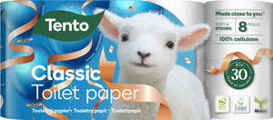 Tento toaletný papier Classic 3-vrstvový 8 ks