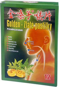 Golden Zlaté pastilky 12 ks