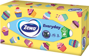 Zewa Everyday Box papierové vreckovky 2-vrstvové 100 ks - Tip Line kozmetické vreckovky 2-vrstvové 200 ks | Teta drogérie eshop