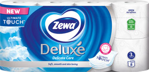 Zewa Deluxe toaletný papier 3-vrstvový Delicate Care 8 ks