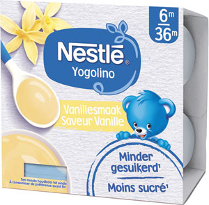 Nestlé Yogolino príchuť Vanilka 4x100 g - Nestlé Yogolino Sušienka 4x100 g | Teta drogérie eshop
