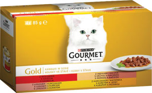 Gourmet Gold Multipack kúsky v štave 4x85 g