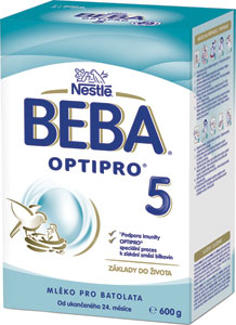 Beba Optipro 5 mliečna výživa pre malé deti 600 g krabica (2x300 g) - Teta drogérie eshop