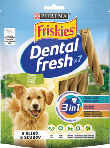 Friskies Dental Fresh 180 g - Akinu jahňacie lupienky s treskou tréningové pre psov 120g | Teta drogérie eshop