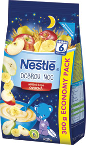 Nestlé mliečna kaša Ovocná Dobrú noc 300 g - Nestlé Nature’s Selection mliečna obilná kaša Malina Banán 250 g | Teta drogérie eshop