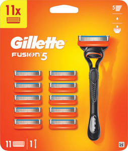 Gillette Fusion5 holiaci strojček + 11 holiacich hlavíc  - Teta drogérie eshop