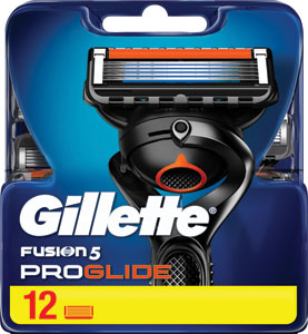 Gillette Fusion náhradné hlavice Proglide 12 ks - Gillette Fusion Proglide strojček + 4 hlavíc | Teta drogérie eshop