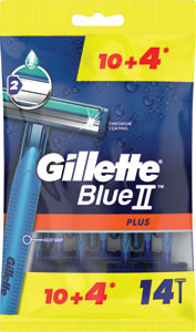 Gillette Blue II jednorázový holiaci strojček Comfort 14 ks - 4ward jednorazový holiaci strojček s 3 čepieľkami 5 ks | Teta drogérie eshop